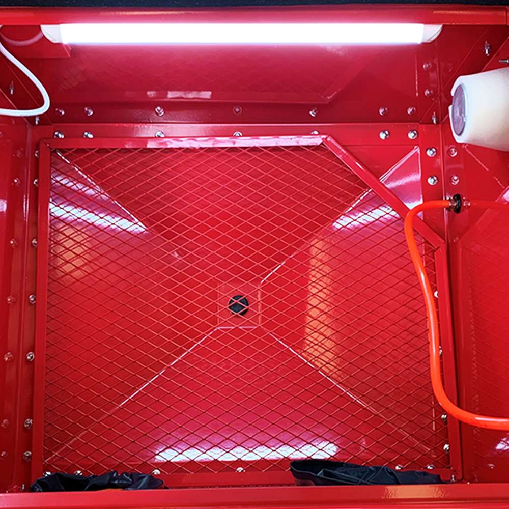 Sabbiatrice da banco con accessori pistola guanti ugelli -ENG PRO MA SB SP50