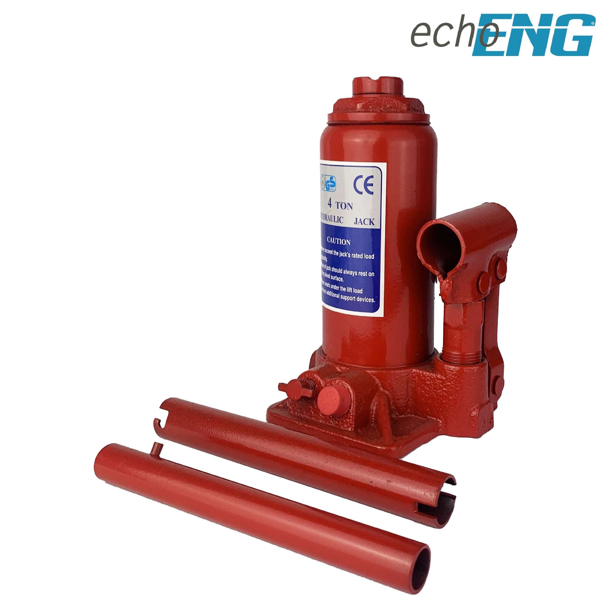 Cric auto sollevatore idraulico martinetto a bottiglia 6 t - echoENG MA CB 0006