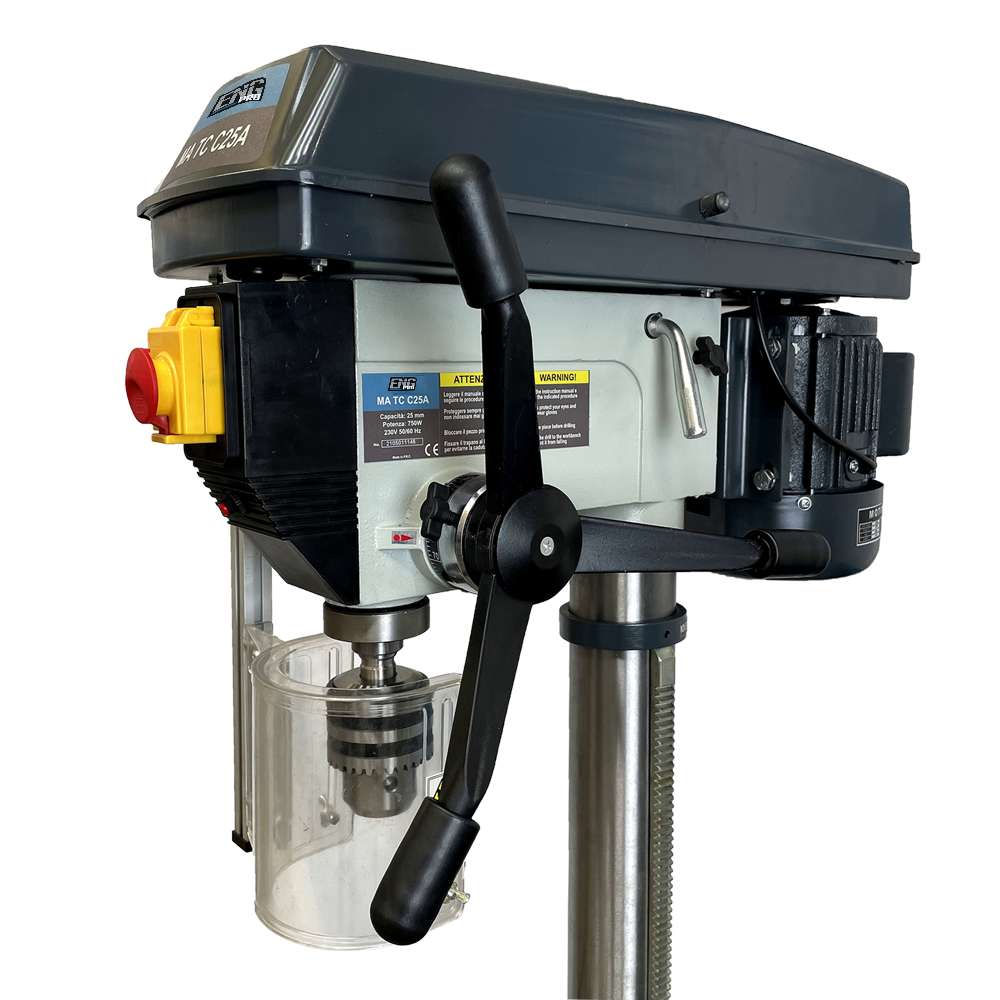 Trapano a colonna con trasmissione a cinghia 25mm - ENG PRO MA TC C25A