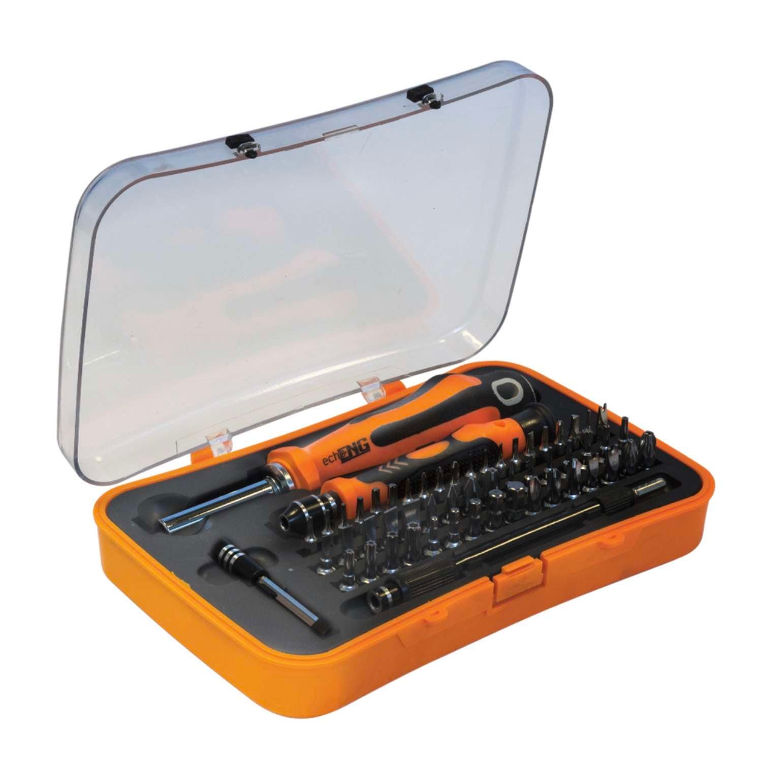 Kit set cacciavite giravite 52 inserti CR-V multiuso porta utensili portainserti