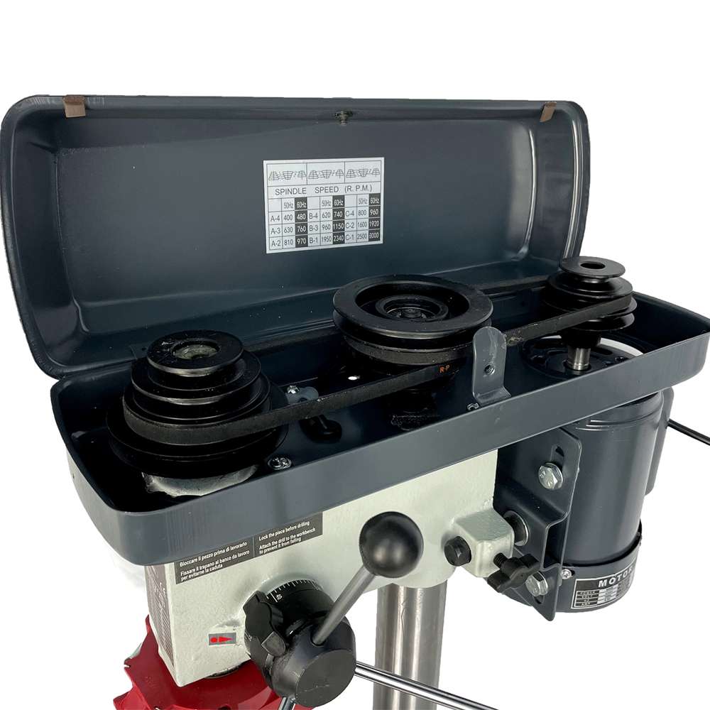 Trapano da banco a colonna con trasmissione a cinghia 16mm ENG PRO MA TC C16A