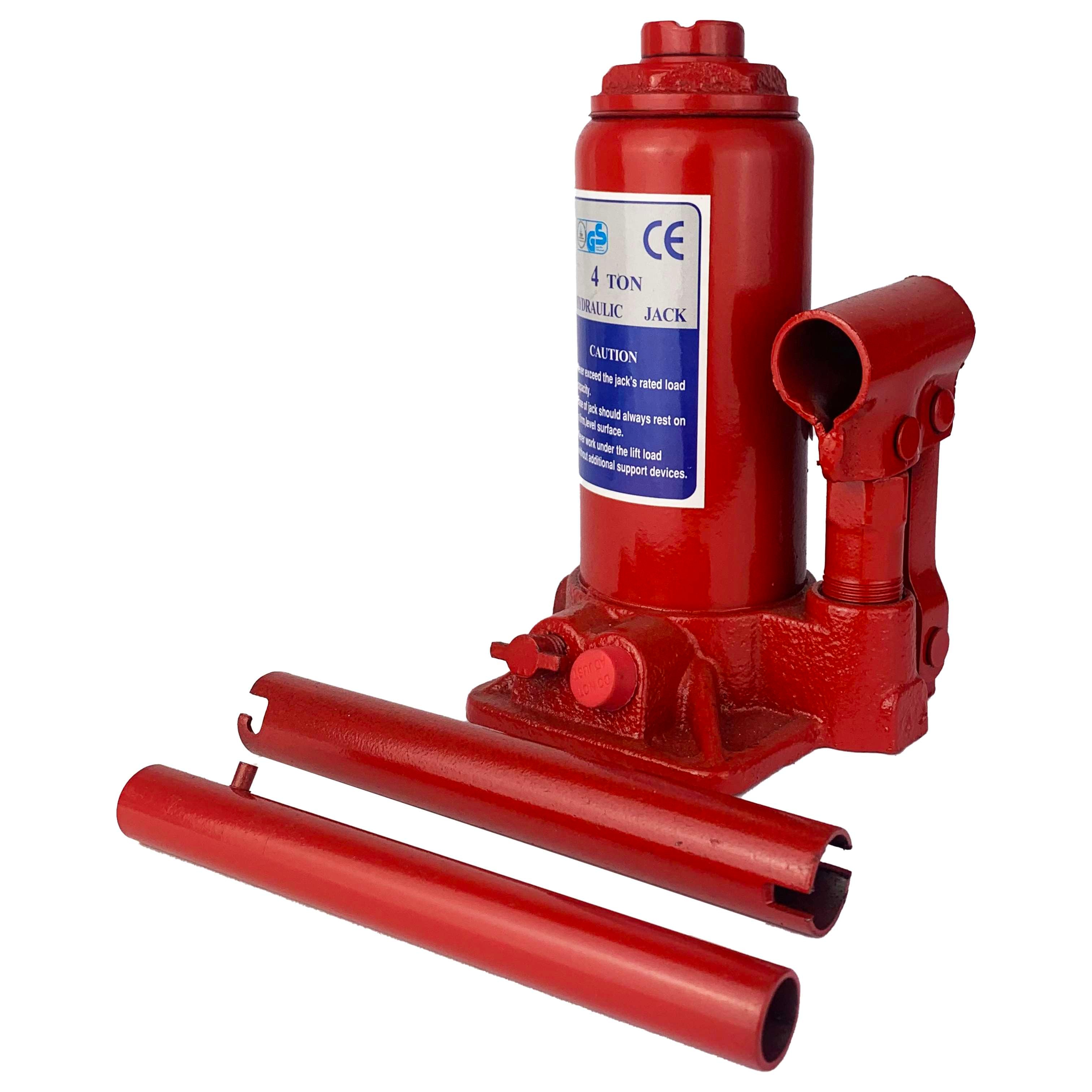 Cric auto sollevatore idraulico martinetto a bottiglia 4 t - echoENG MA CB 0004
