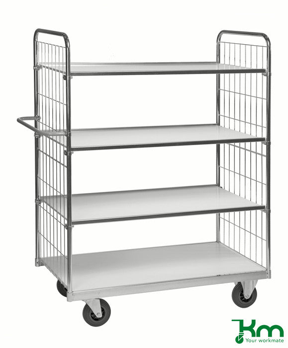 Carrello porta flessibile, L x P x H 1390 x 650 x 1695 mm - Kongamek KM9000-4M