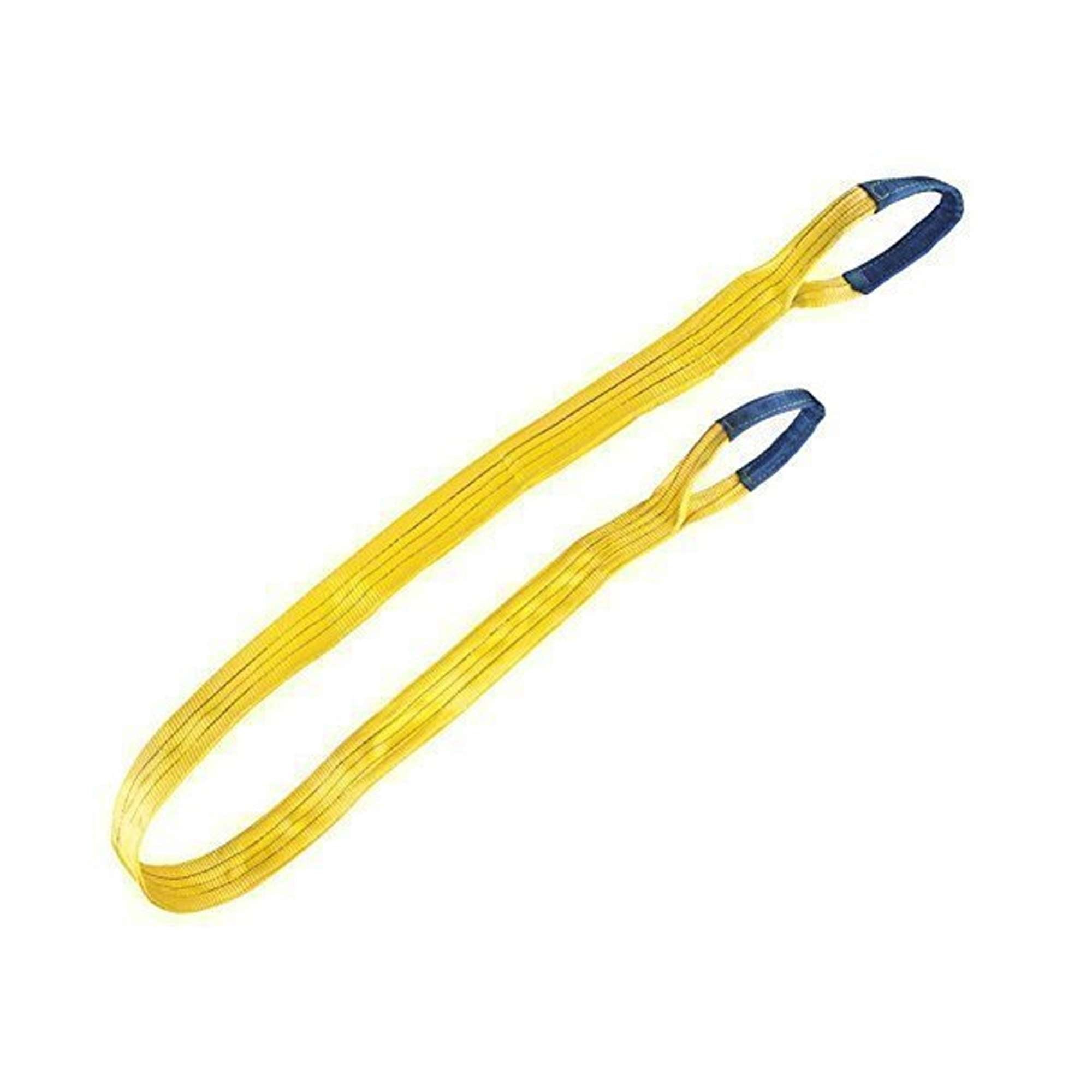 Fascia con asole 3000kg. larghezza 90mm di colore Giallo - Strops