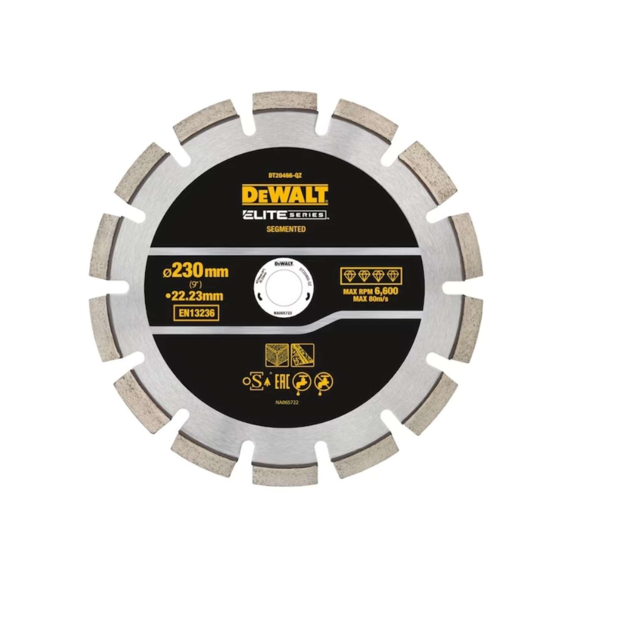 Disco diamantato Elite 230mm per asfalto - Dewalt DT20466-QZ