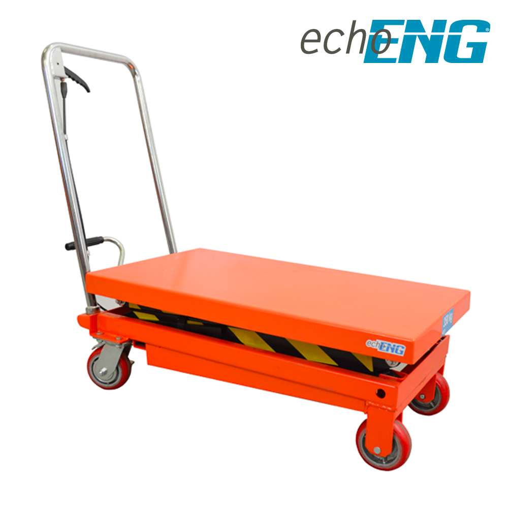 Carrello a doppio pantografo piattaforma sollevatore 350kg - echoENG MA SL CP35