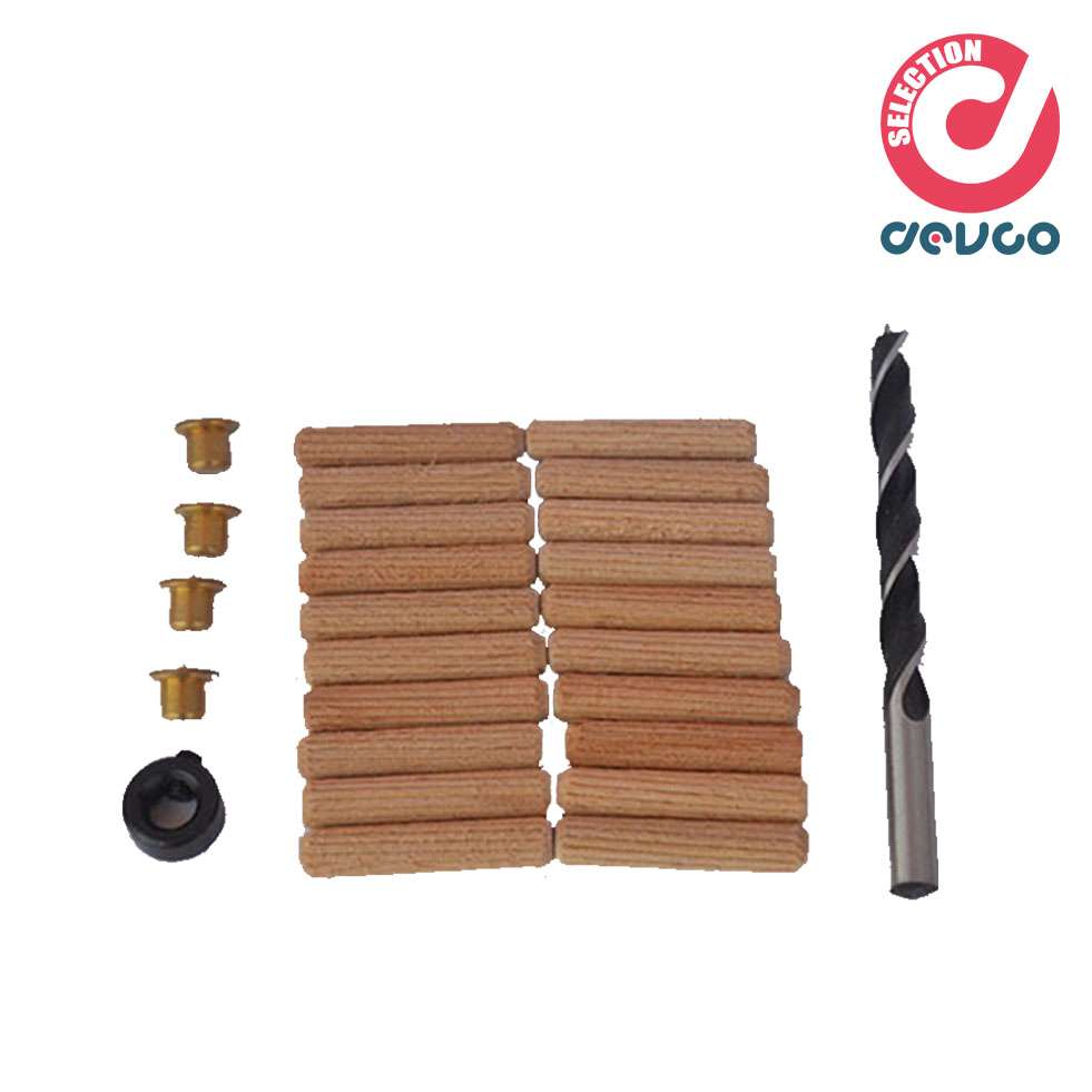 Kit di assemblaggio completo per spinatura punta 8mm + boccola + tasselli + spine - Casals - E5553