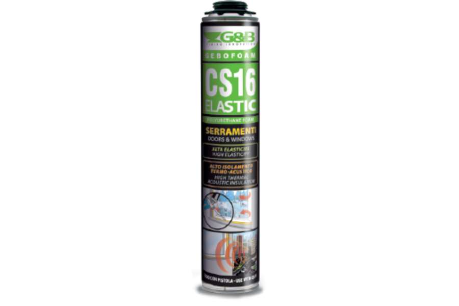 Schiuma espansa gebofoam elastica per serramenti 750ml - G&B FISSAGGI CS16