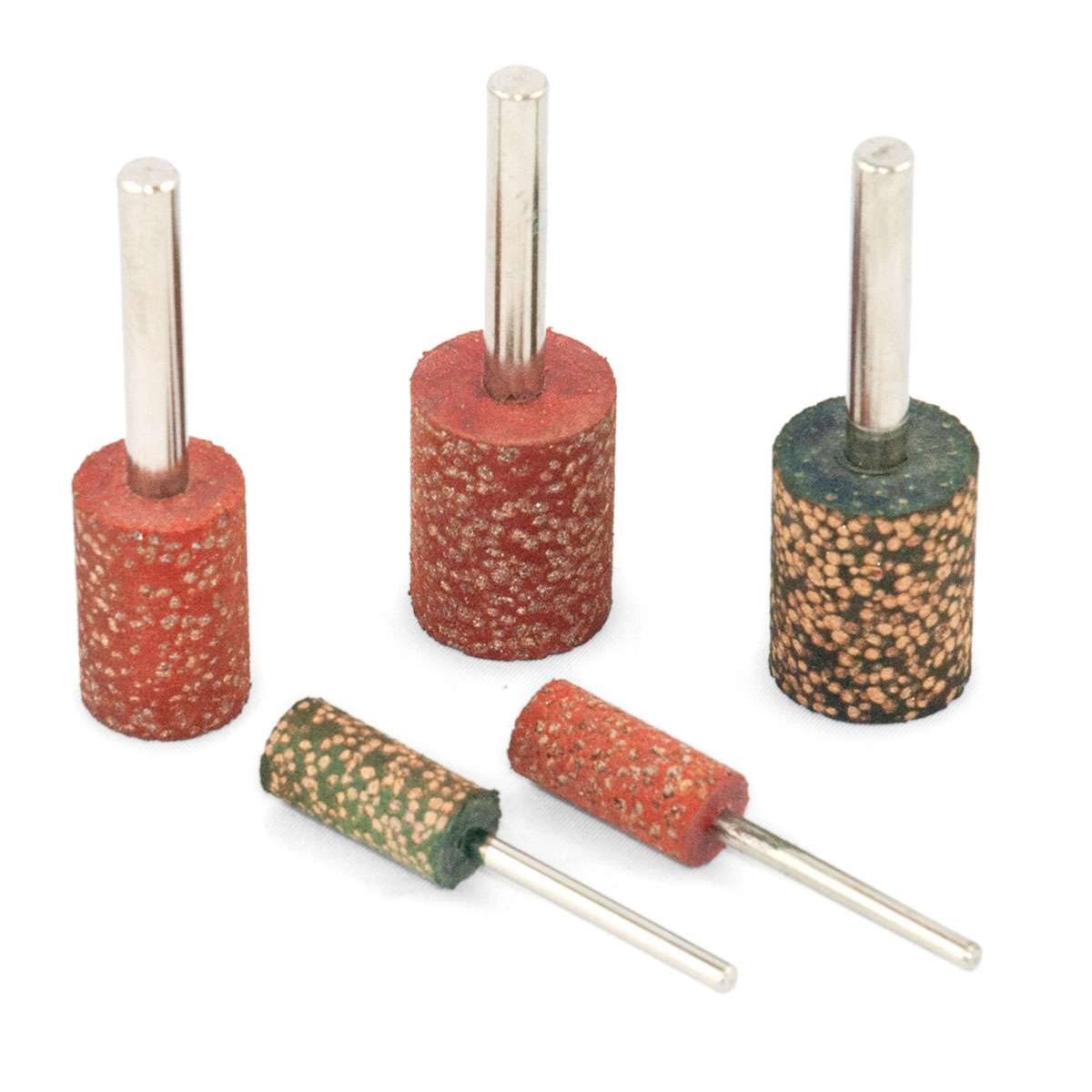 Mola in gomma con sfere abrasive per lucidare D.5x15xG.3 Gr.(80-120) - 100 pz