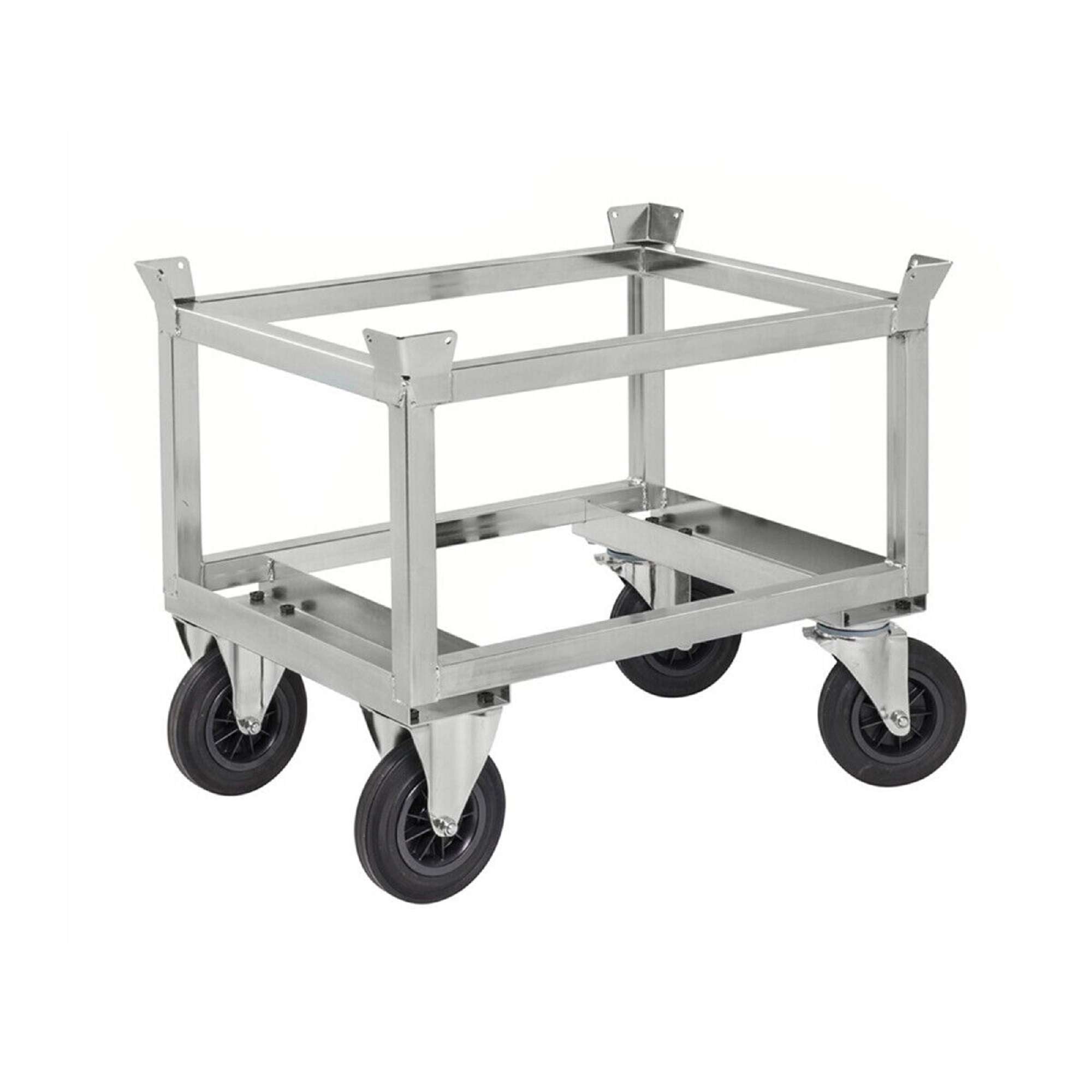 Carrello porta pallet, Elettro galvanizzato 1246x846x705 - Kongamek KM222-EP