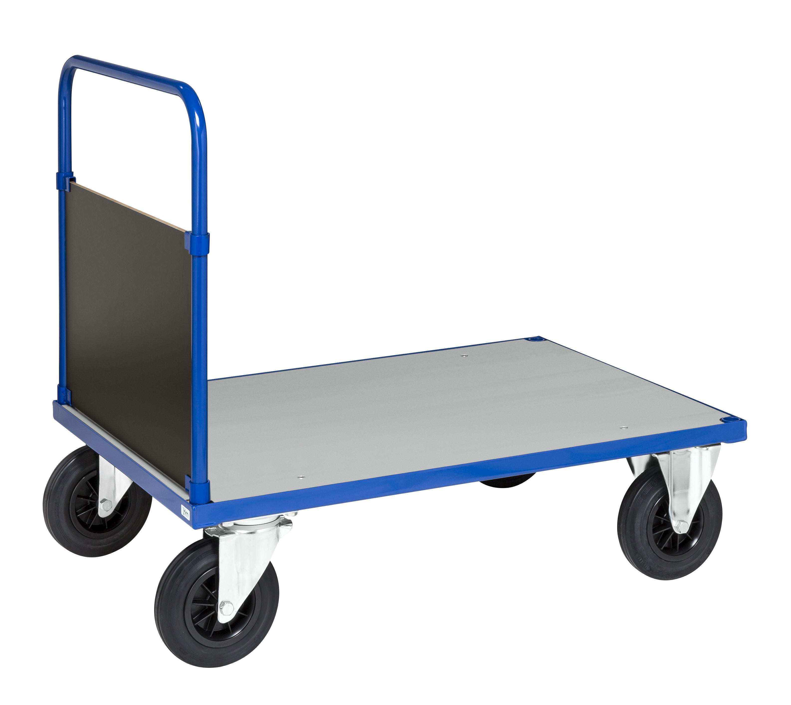 Carrello a piattaforma con freno 1000 x 700 x 900 carico 500Kg Kongamek KM432-2B