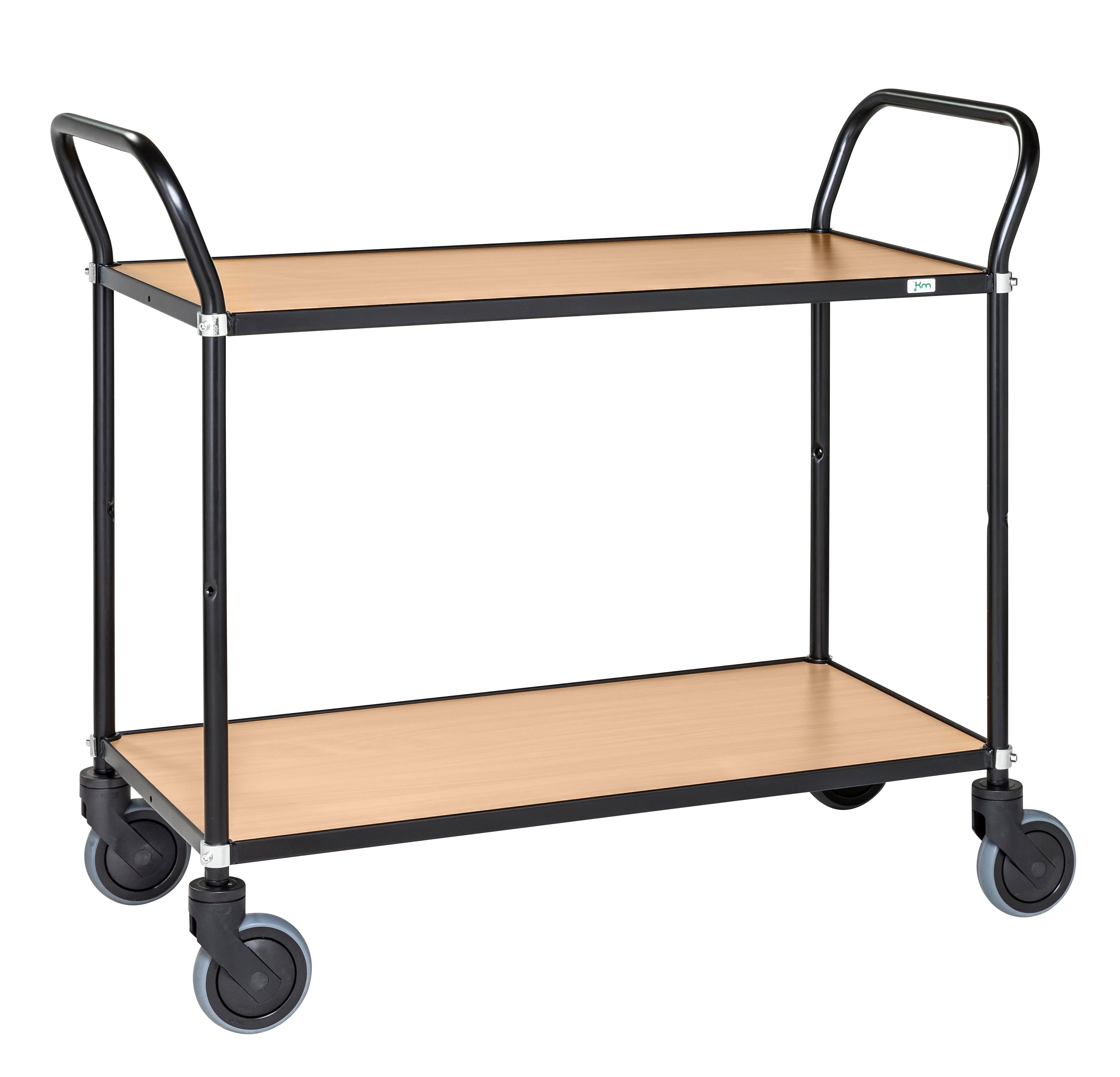 Carrello da design 1100 x 430 x 940mm 4 ruote girevoli 125 mm Kongamek KM8112-BO