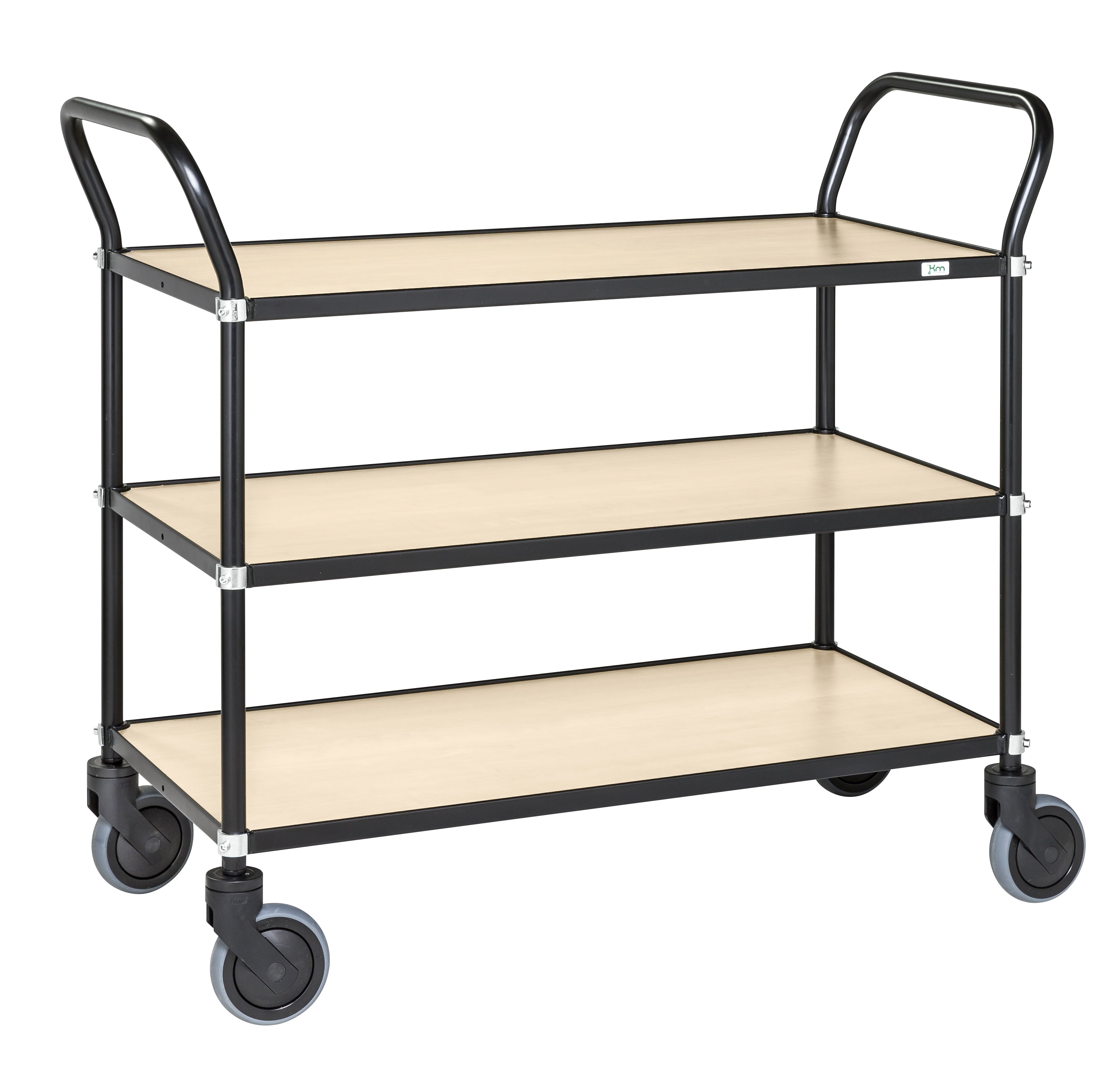 Carrello dal design 1100x430x940mm 4 ruote girevoli 125 mm - Kongamek KM8113-BJ