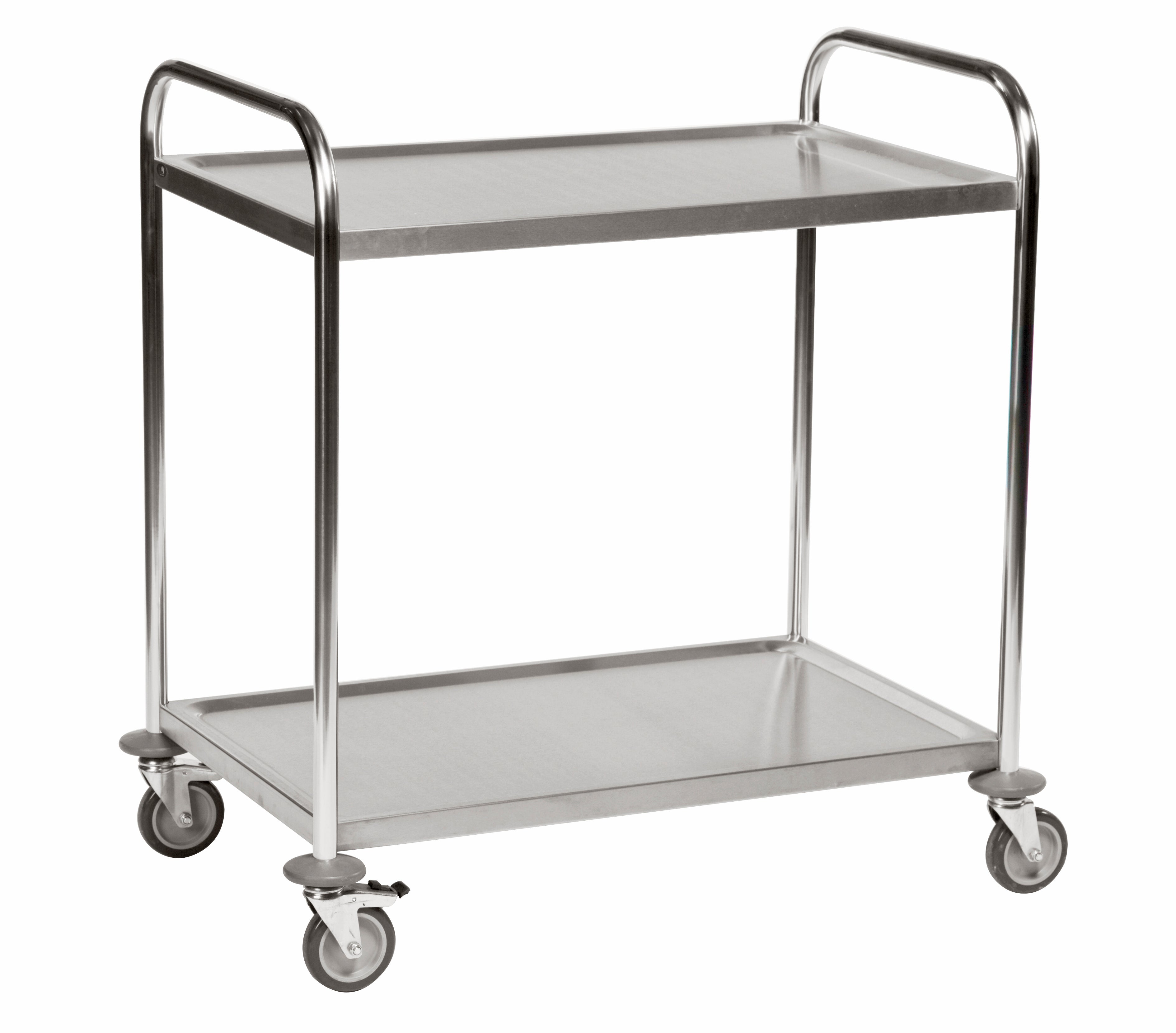 Carrello in acciaio inox con freno 910x590x940mm - Kongamek KM60354