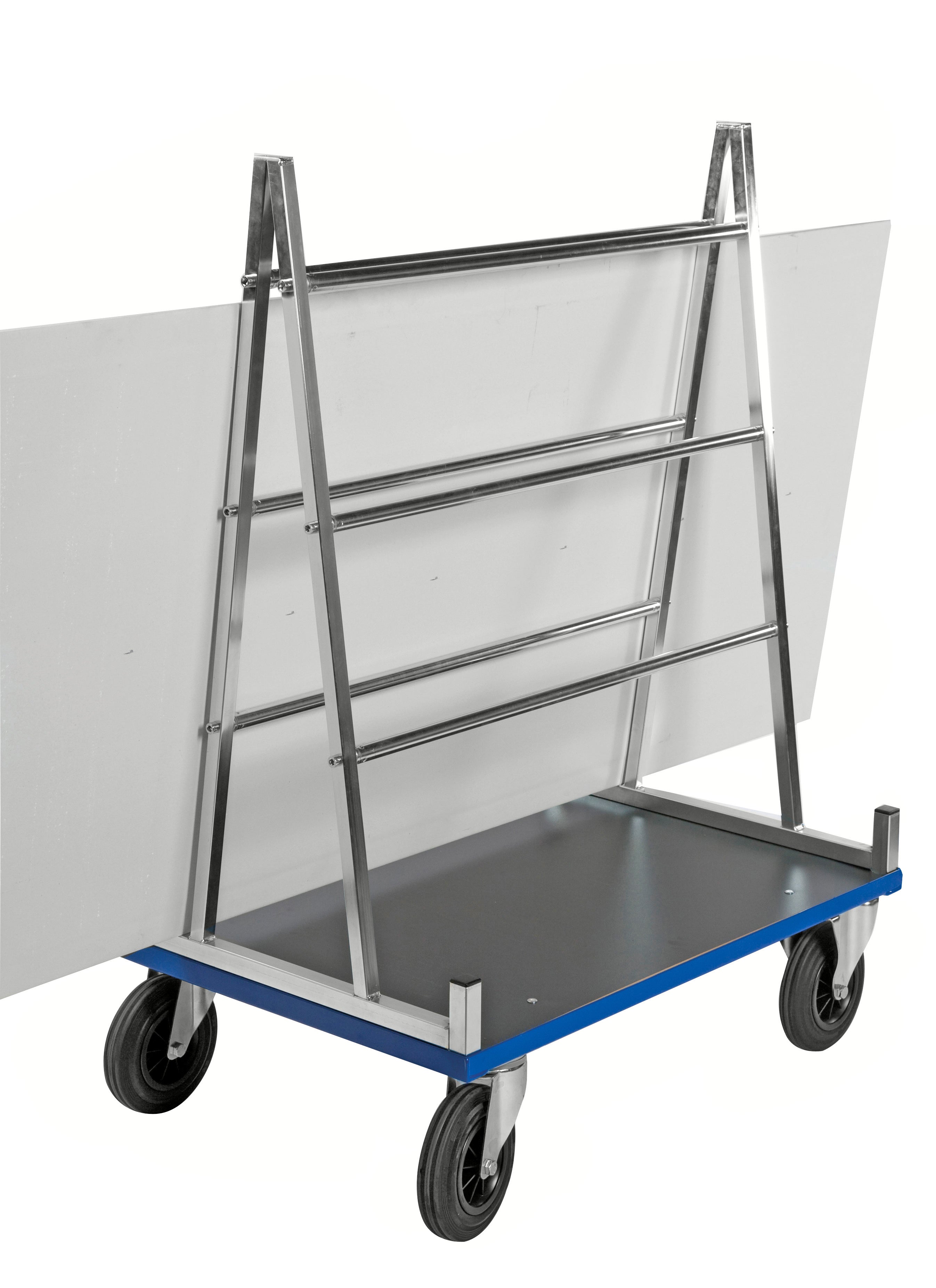 Carrello porta pannelli Elettro galvanizzato/Blu 1000x700x1380 Kongamek KM08400B