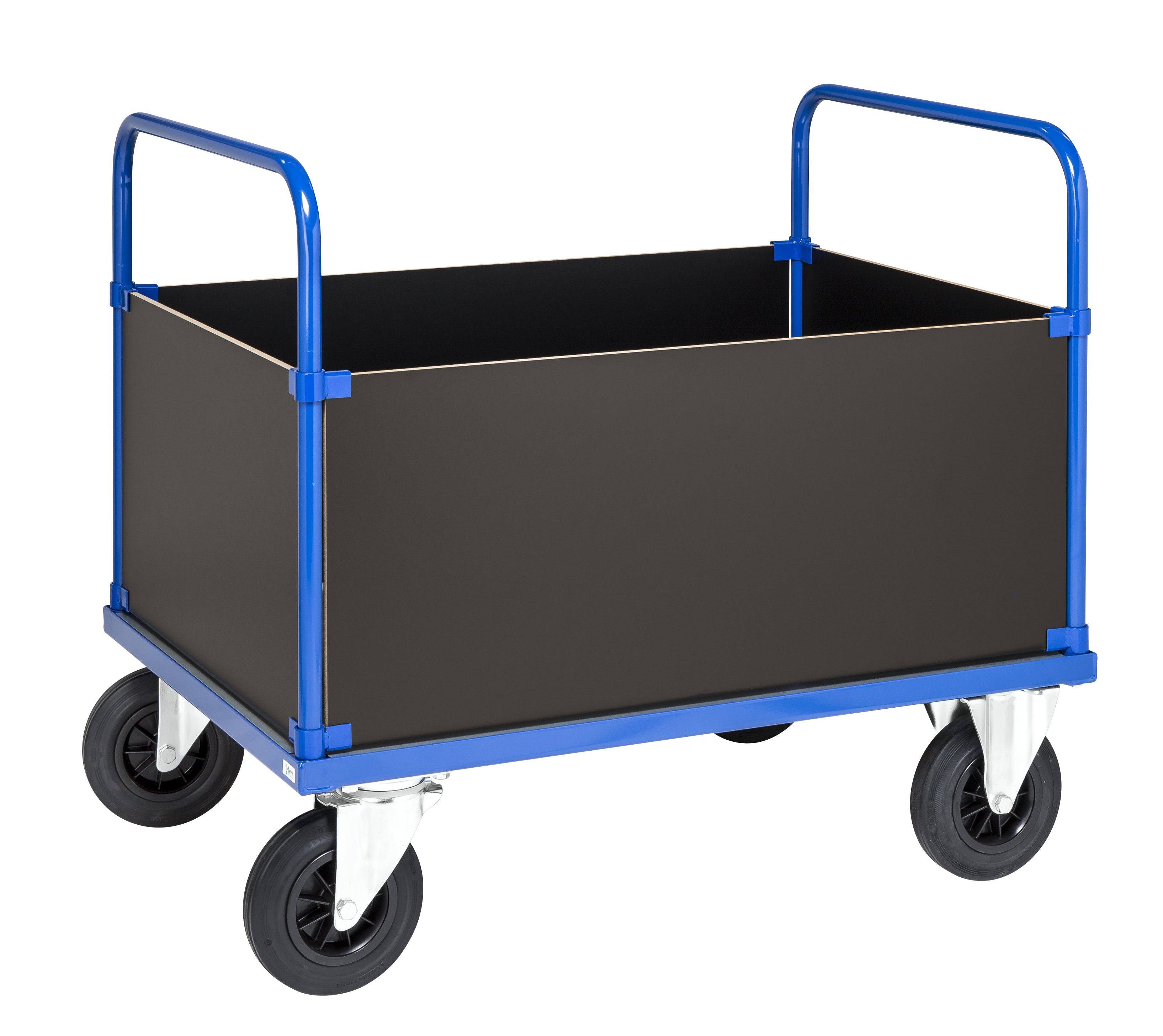 Carrello contenitore con freno 1200 x 800 x 900 carico 500K Kongamek KM435-3HB