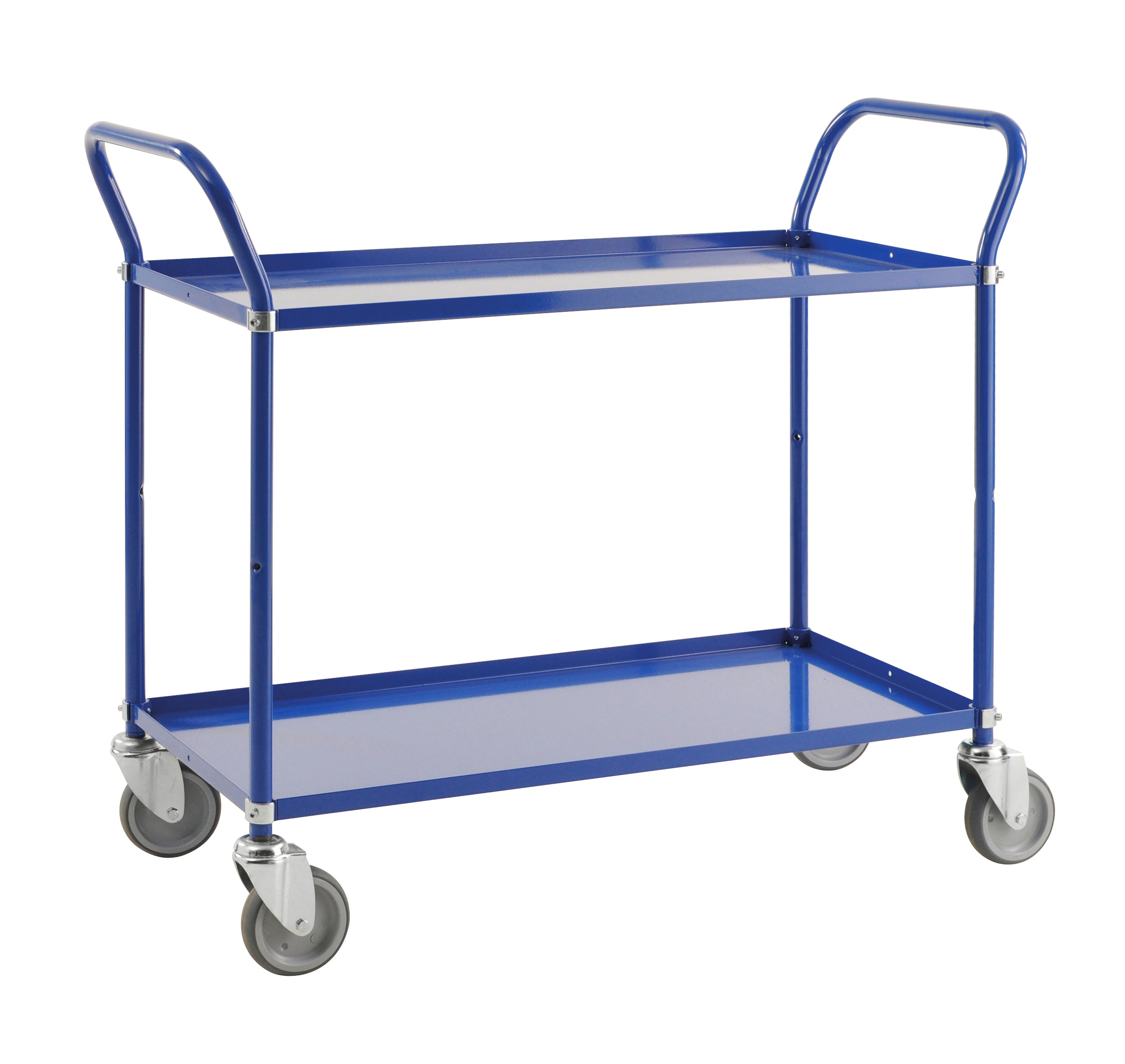 Carrello portatutto leggero 2 ripiani Blu - KM4147-B Kongamek