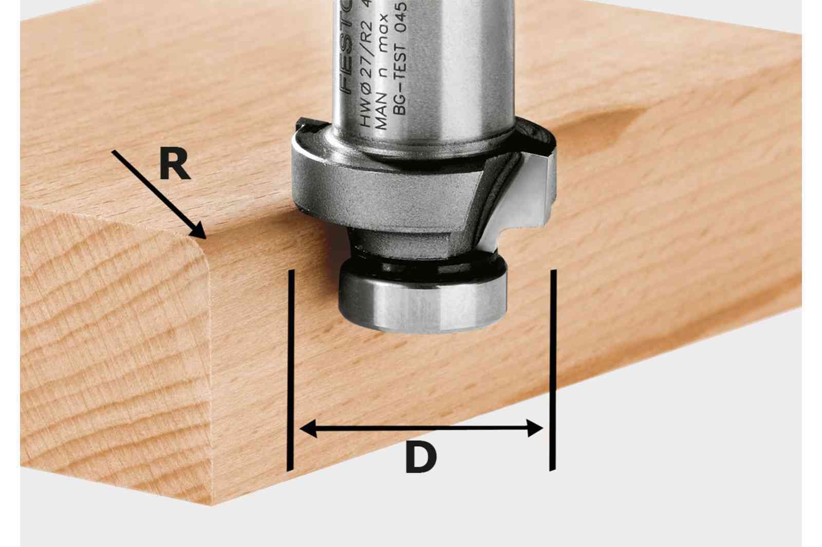 Fresa a raggio concavo HW R3-OFK 500 490093