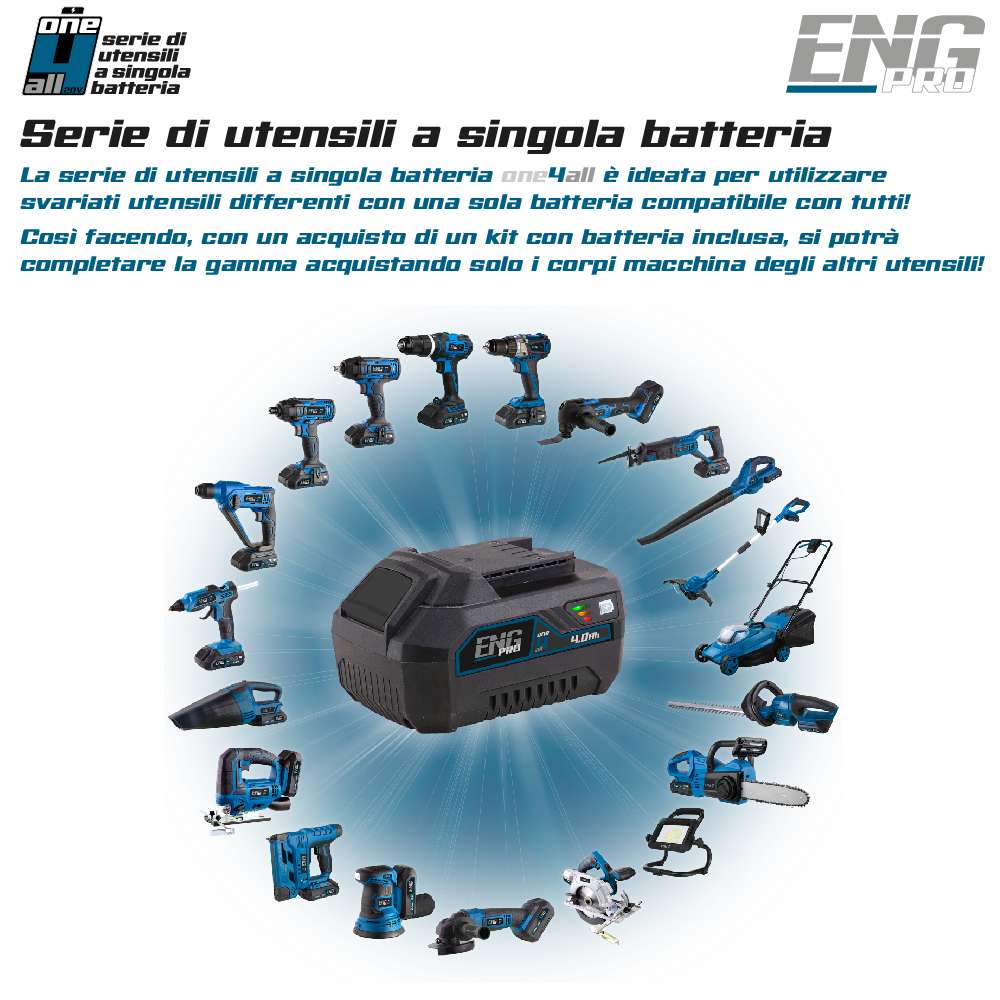 Batteria 20V 4.0 Ah ONE4ALL - ENG PRO