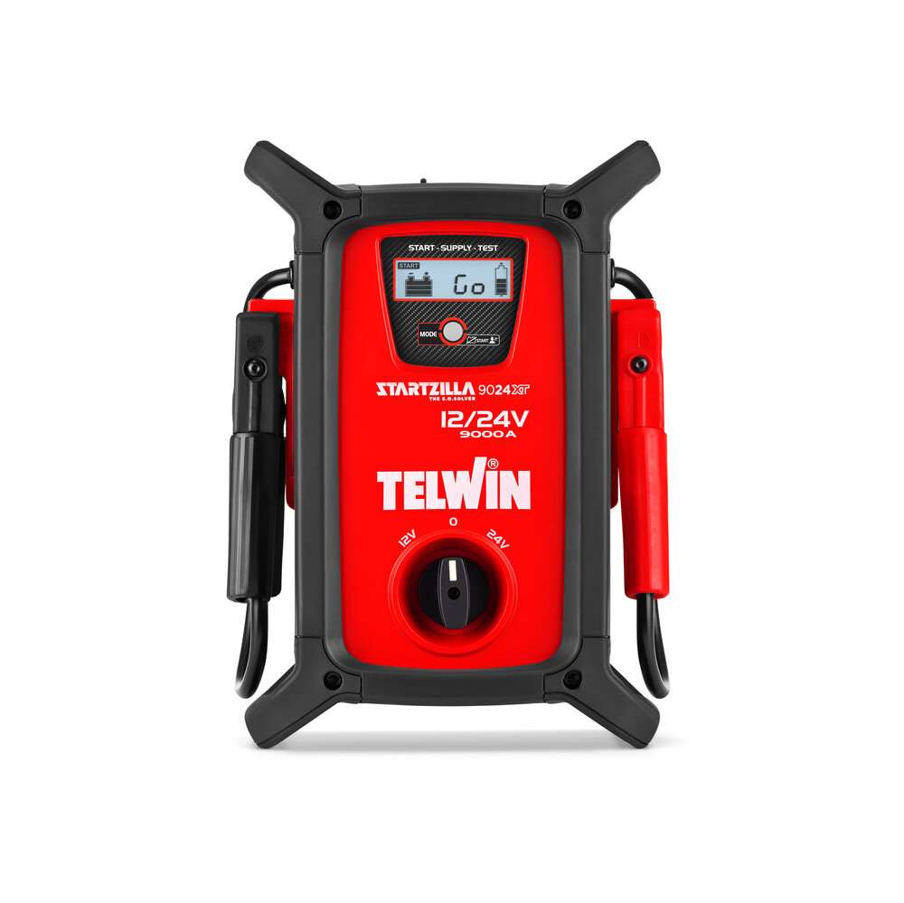 Avviatore alimentatore e tester STARTZILLA 9024 XT per 12V/24V - 829525 Telwin