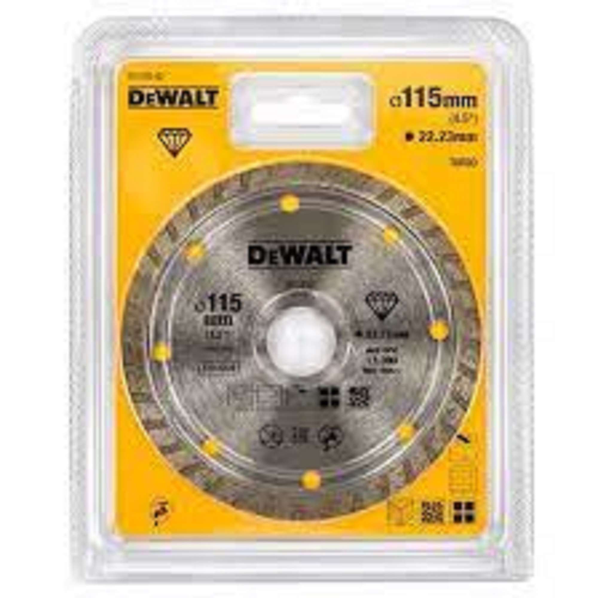 Disco diamantato DEWALT DT3702-QZ 115 X 22.2 X 7 MM