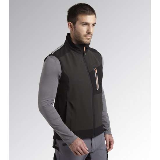 Gilet da lavoro Carbon Tech grigio asfalto 702.175343 - Diadora