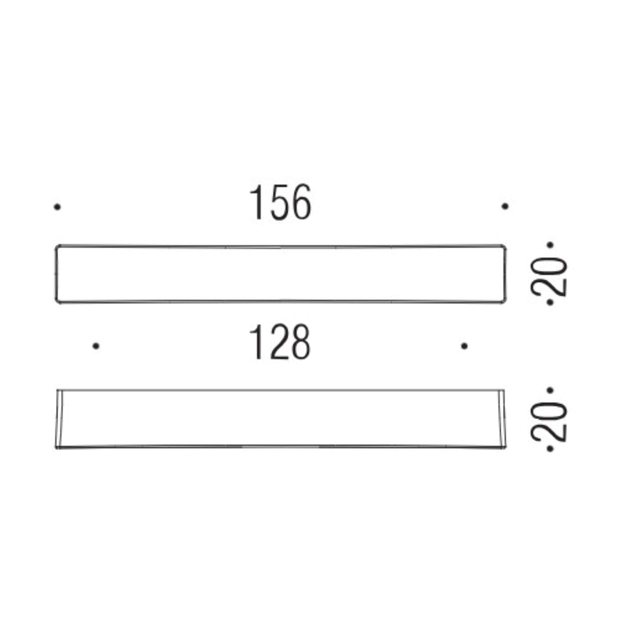 Maniglia f114/e int.128 cm cromosat - f114/e-cm