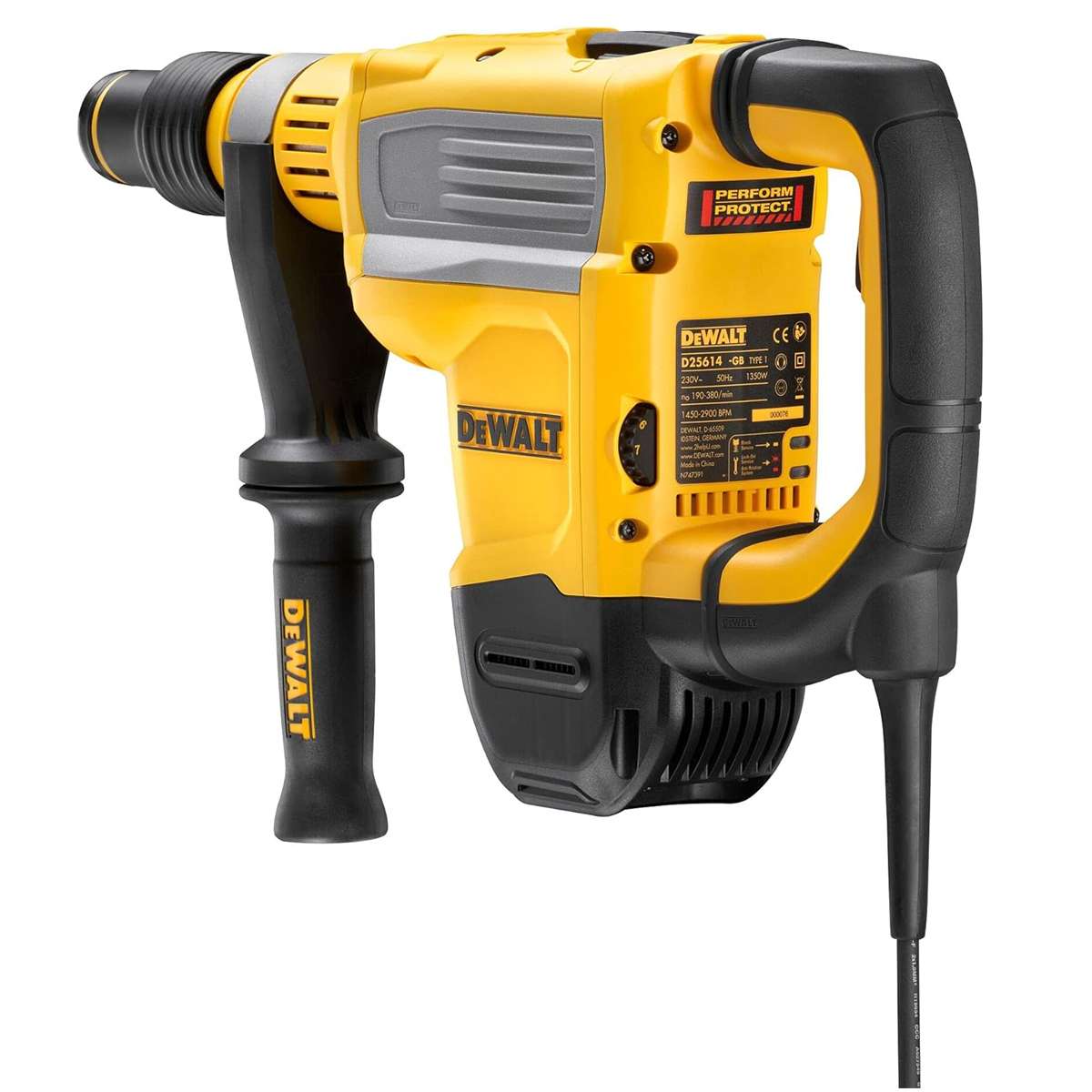 Martello demolitore perforatore. 6 KG SDS-MAX - D25614K-QS - DEWALT