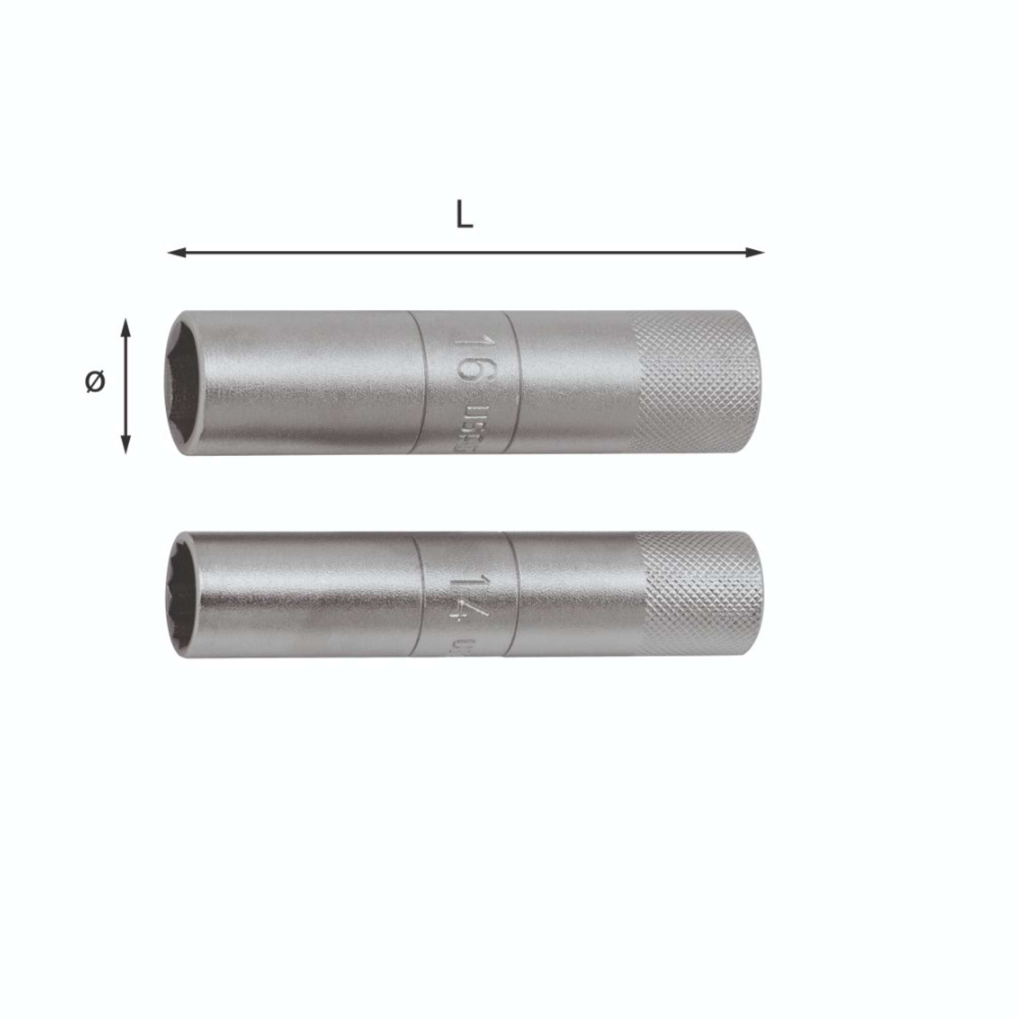 Chiavi a bussola per candele 14mm - Usag 279 3/8 U02791011