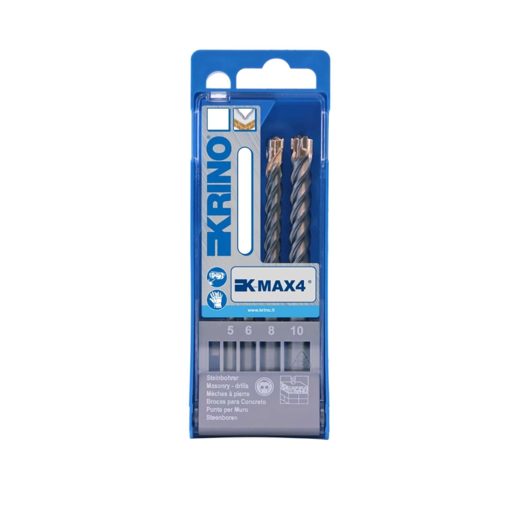 Punta Rotobattente Max 4 Set Pz 4 KRINO - 03073201