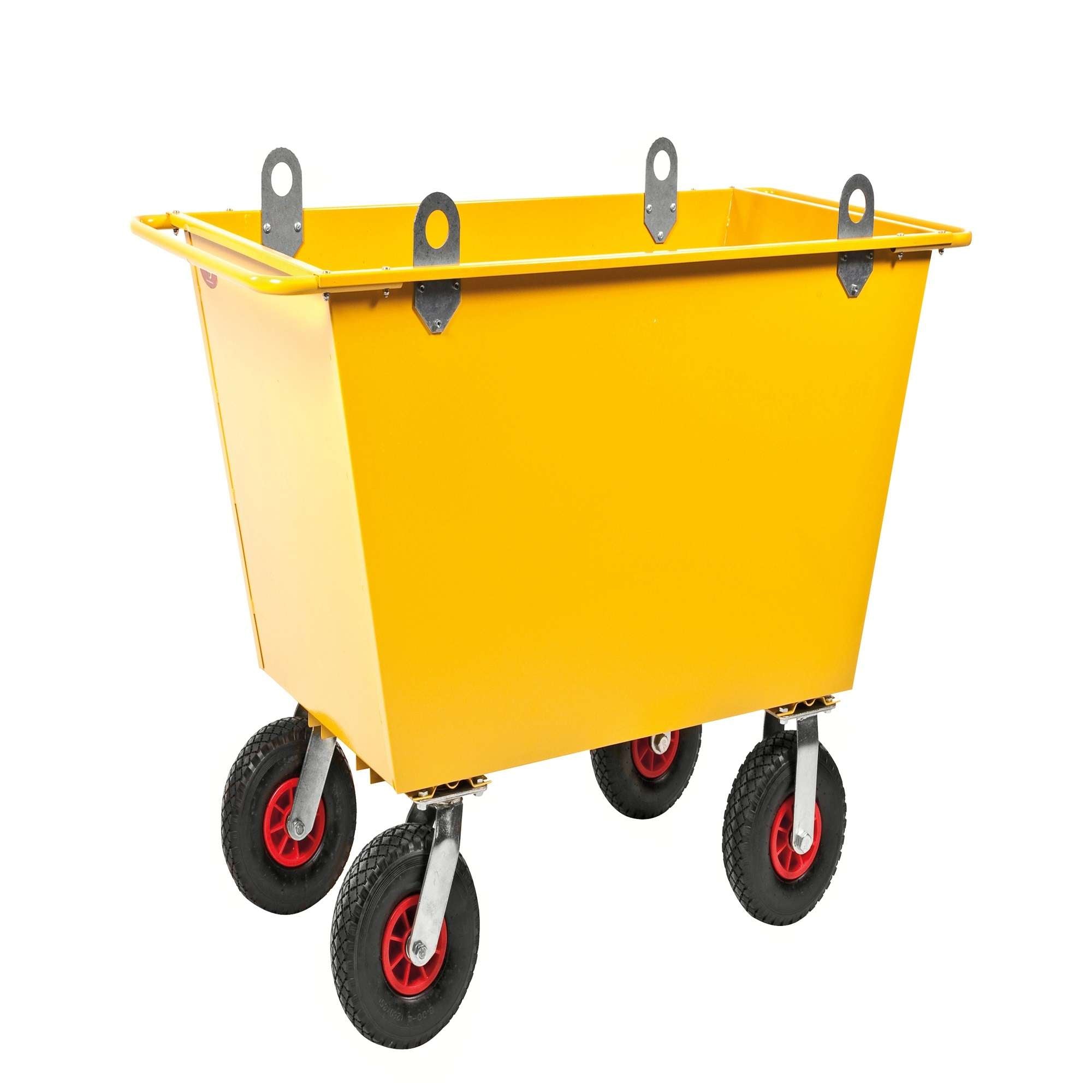 Carrello per rifiuti 400 l, LxPxH (mm) 1390 x 740 x 930 - Kongamek KM143275-L