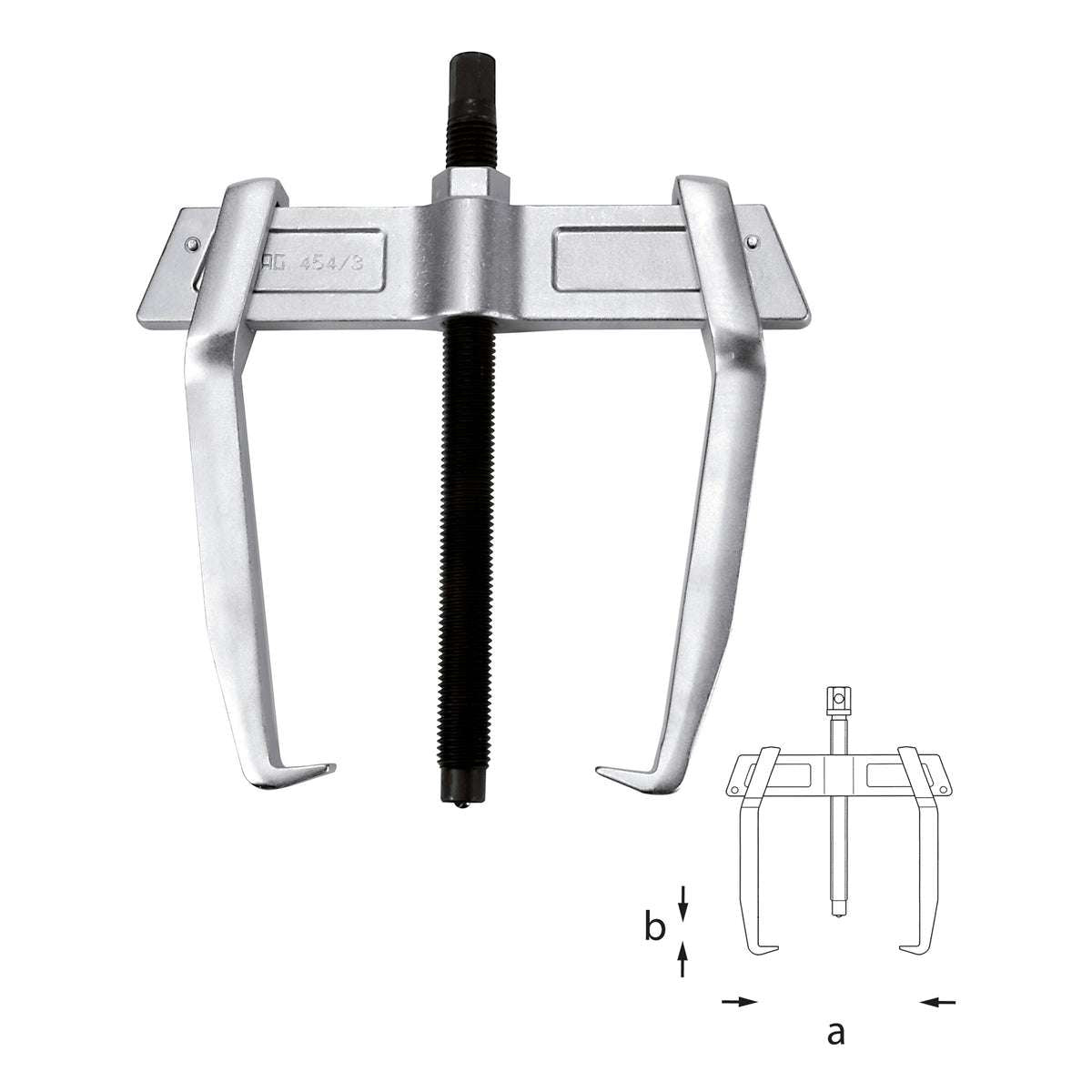 Estrattore a due bracci per esterni 17mm 130mm 110mm - Usag 454 N 2