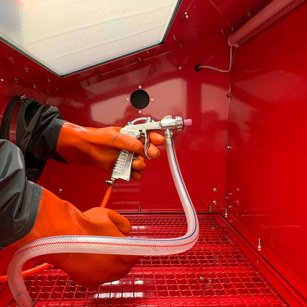 Sabbiatrice pneumatica portello singo + accessori sabbiatura ENG PRO MA SB AX00