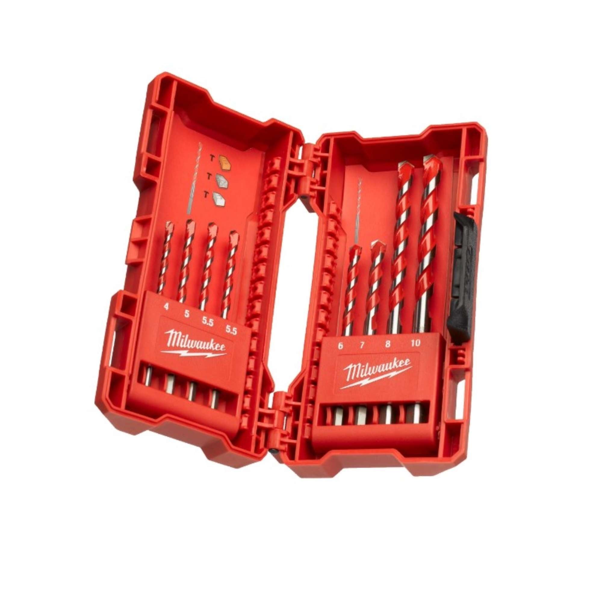 Punte per calcestruzzo Premium 8pz - Milwaukee 4932471193