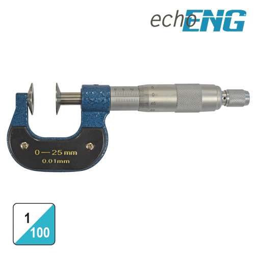 Micrometro centesimale con piattelli a piattello - echoENG - SM 20 MP(00-03)