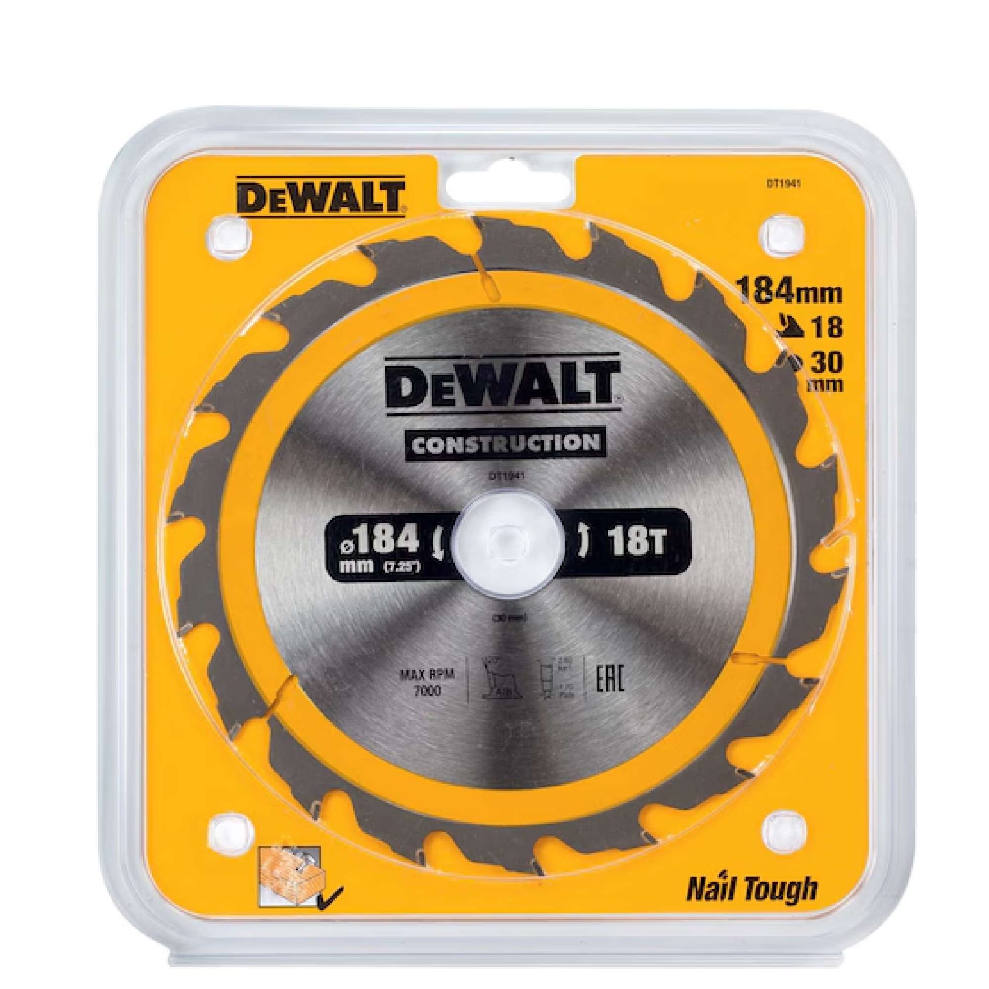 Lama per seghe circolari portatili D.184mm - Dewalt DT1941-QZ